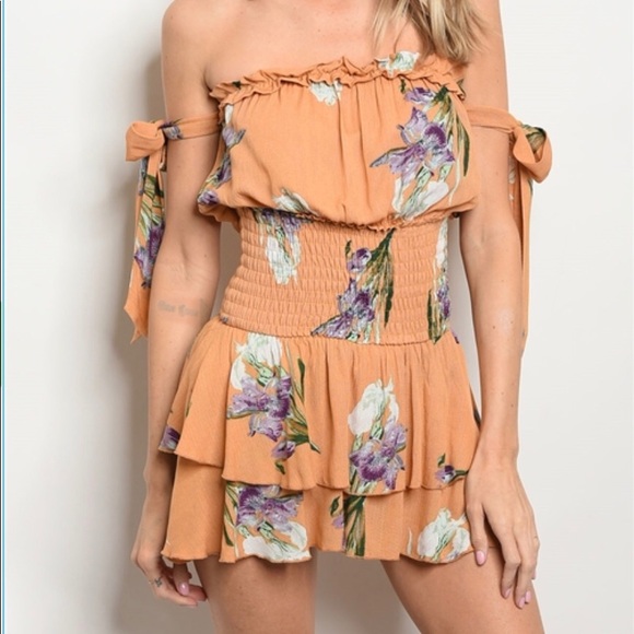 Pants - Sale! Floral Romper